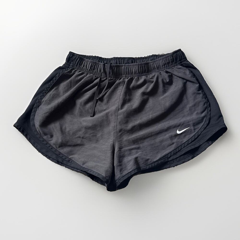 New Nike Running dri-fit Grey And black athletic shorts lined Medium